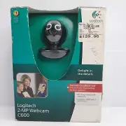 Logitech 2-MP Webcam C600 Camera 8-MP Snapshots Year 05/2013