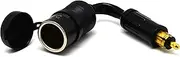 Cliff Top DIN to Cigarette Lighter Adapter - 4.5 cm Hard Wire Cable Extension