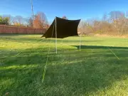 Beach Shelter Waterproof Tent Tarp Hammock Cover Olive Green Rain Fly