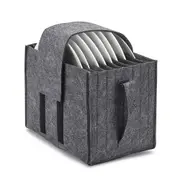 Caravan Plate Holder Motorhome Kitchen Cupboard Storage Tableware Storage Bag Cup Storage Bag-Style 1
