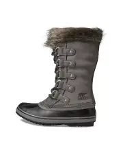 SOREL Women's Joan of Arctic Waterproof Insulated Boots, Quarry/Black, 6.5 US