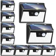 Solar Outdoor Lights [10 Pack/140LED], Motion Sensor Outdoor Lights Ultra-Bri...