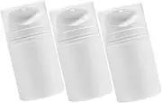Gatuida 3Pcs Refillable Lotion Pump Bottles Empty Pressing Pump Containers for Liquid Foundation Shampoo Moisturizer for Travel Business and Personal Use