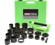 OEMTOOLS 25104 21-Piece Master Ball Joint Press Kit, Ball Joint Puller for Upper and Lower Ball Joints, U-Joints, and Brake Pins, Automotive Tool Kit Compa