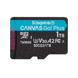 Kingston 金士頓 1TB Canvas Go! Plus microSDXC UHS-I C10 U3 記憶卡