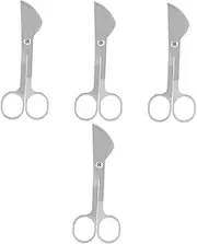 TEHAUX Pcs Stainless Steel Cattle Semens Scissors Farm Animal Tool for Livestock Management Sturdy Cattle Supplies