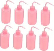 VICASKY 8Pcs Eyelashes Washing Bottle Leak Eyelash Cleaners with Measurement Markings for Easy Use Cleaning Tool for Eyelash Extensions