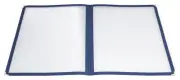 Menu Cover, Double Fold, 9-3/8" x 12-1/8", Blue (25 Each)