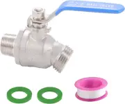 Grifo de manguera macho de acero inoxidable NPT/MIP304 de 1/2"