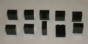 LEGO NEW 1x2x2 Black Brick (10x) 4618852 Brick 3245