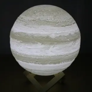 浪漫月球地球木星燈 LED充電 可調節月亮燈小夜燈 觸控拍拍雙色調光 温馨小礼物 贈禮極品 3D打印燈
