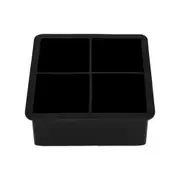 Maxwell & Williams Cocktail & Co. Ice Cube Tray Lid Makes 4 Ice Cubes - Black
