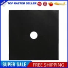 4x Gas Stove Protectors Cooker Cover Liner Kitchen Stovetop Pads (Black)