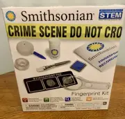 Smithsonian Crime Scene Fingerprint Kit For Kids - New In Box