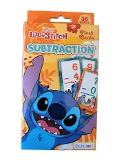 Bendon Disney Lilo & Stitch Flash Cards - 36 Cards - New - Subtraction