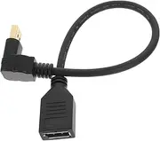 FUNOMOCYA Displayport Cable Extender 90 Degree .2 4K Extension Wire Male to Female Adapter for Laptop Monitor