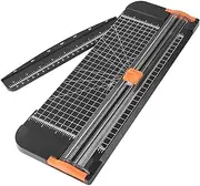 A4 Paper Cutter Portable Foldable Paper Trimmer Photo Papper Cutter for Scrapbooking Or Crafting Paper Slicer with Side Ruler Paper Cuter (Color : Black)