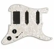 EMG KH20 Kirk Hammett S/S/81 Pickguard / Pickup set white pearloid/black