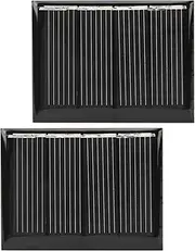 2Pcs Set 115MA 2V Polycrystalline Silicon Solar Panel Board Portable Solar Charger Kit for Solar Toys Lights Displays Charging DC Batteries