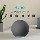 ECHO - 4th Gen Premium Sound Speaker ALEXA and HOME HUB - CHARCOAL - NEW