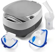 Nebulizer (Direct Patient Interface) Machine for Adults, Portable Cool Mist Breathing Treatment, Included Nebulizer Tubing and Mouthpiece Replacement Kit