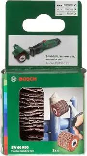 Bosch Flexible Sanding Roll 60Mm 80 Grit for PRR 250 Roller Sander