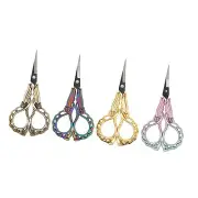 Embroidery Scissors Stainless Steel Retro Small Sewing Scissors With P HR6