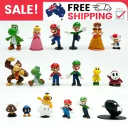 18Pcs Super Mario mini Figure Cute Toys doll Action figures Collection Kid Gift