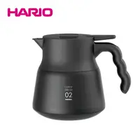 在飛比找PChome24h購物優惠-HARIO V60不鏽鋼保溫咖啡壺黑PLUS 600ml