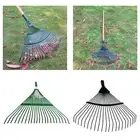 Garden Rake Head 22 Tine Leaf Rake Head for Durable Construction Flower Beds