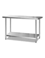 [Cefito] Commercial Stainless Steel Kitchen Bench 1524 x 61mm Silver
