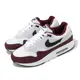 Nike 耐吉 休閒鞋 Air Max 1 男鞋 女鞋 白 紅 Dark Team Red 氣墊 經典 運動鞋 FD9082-106