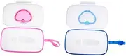 MOTHNUR 2pcs Boxes Love Wet Tissue Box Seat Wipes Holder Nappy Bin Car Wipes Dispenser Pouch Wipes Container Accessories Hanging Kit Wipes Case Pp Plastic