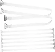 [GLSTOY] 20pcs Transparent Chest Strap Invisible Bra Straps for Women Decorative