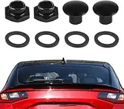 LeoLeozz Rear Windshield Strut - Rear Window Support Strut Kit - Sealing Rear Glass Support Hardware, Advanced Rear Window Support Strut Kit (Black)