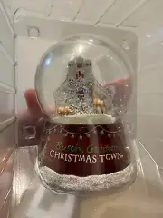 Bush Gardens Christmas Town Snow Globe