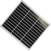 Solar Power Panel 60W Monocrystalline Solar Panel, 32 Batteries for Car Boat Trailer RV with IP67 Water Proof,Mechanical Load 5400Pa/2400Pa
