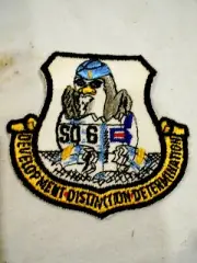 Original USAF Patch S-06 Development/Distinction/Determination Embroidered 3"