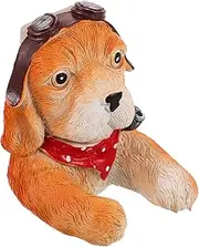 VALICLUD Razor Holder for Shower Removable Dog Shaped Organizer No Drill Adhesive Razor Rack for Towel Coat Bathrobe Loofah Bathroom Kitchen Storage
