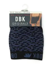 DBK Blue & Black Geo Print Trunks