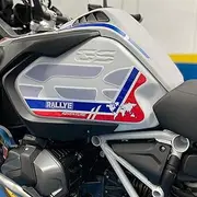 labelbike - 3D Resin Stickers for Motorcycle Tank Side Decorations and Protections compatible with BMW Rallye ADV 1250 gs