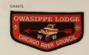 Boy Scout OA 7 Owasippe Lodge Ordeal Flap