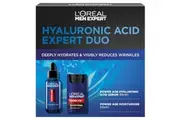 L'Oreal Men Expert Hyaluronic Acid Power Age Duo Gift Set - 30ml Serum & 50ml Moisturiser