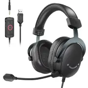 7.1 Surround Sound Headset with Volume Control & Mute Switch for PC/PS4/PS5