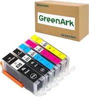 GreenArk Compatible Canon 670XL PGI-670 XL 671XL CLI-671 XL Ink Cartridges for Canon PIXMA MG5760 MG5765 MG6860 MG5766 MG6865 MG7760 MG7765 MG7766 TS5060 TS6060 TS8060 TS9060 Printer (5Packs)