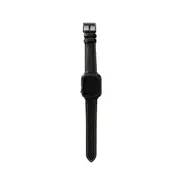 Genuine Leather Watch Band Strap - For Apple iWatch 38mm 40mm 41mm [42mm Series 10] (Black)