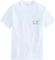 [vineyard vines] Mens Short-Sleeve Vintage Whale Pocket Tee