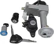 Ignition Switch for Suzuki HJ125T-10E for Aquila 125 for Aquila 125 Genuine Motorcycle Ignition Switch Fuel Lock Set Motorcycle Ignition Switch Lock