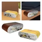 Digital Alarm Clock Electronic Desk Clock Modern Temperature, Date Display 15W