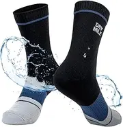 [DRYMILE] Slim Waterproof Socks, Thin Moisture Wicking Waterproof Socks for Men & Women, Golf, Cycling, Trekking - Crew